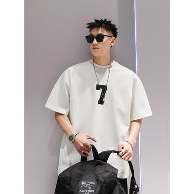 Madness Mdns Wruei 数字T恤夏季男韩版白色潮牌半袖个性情侣短袖