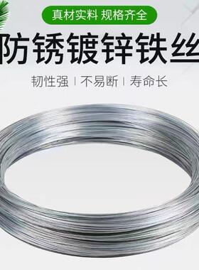 厂家生产镀锌丝热锌丝DRC桃葡铁萄架猕猴果园镀镀锌钢丝