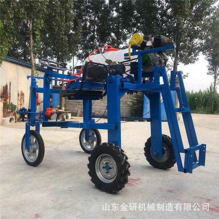自走式小麦辣椒打机自走式农作物喷机园林材地植保喷雾机