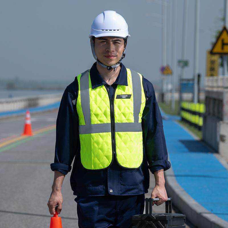 多给力夏季防暑降温冰感蒸发型反光马甲户外建筑环卫 降温8小时