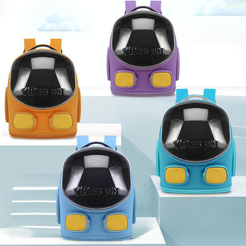 双肩猫包大容量透气可视透气太空舱猫狗外出便携户外旅行猫包跨境