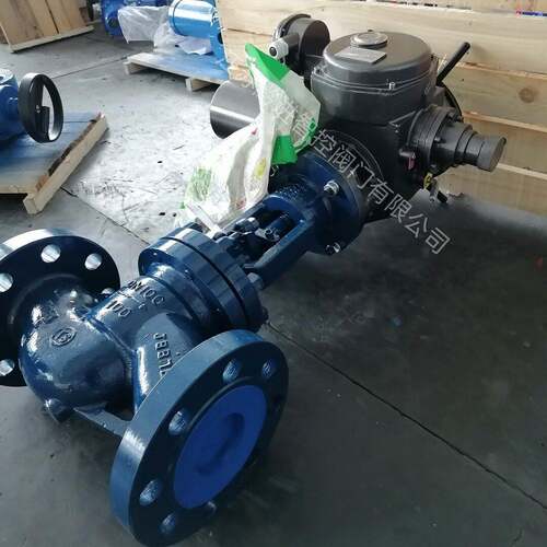 J941H-40CDN80直通式开关型电动截止阀J41H-64CDN100电装DZW45