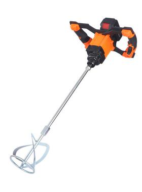 18V4AH锂电搅拌器手持腻子粉油漆涂料混凝土水泥工业级打灰机工具