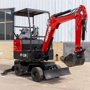 HT22液压先导挖掘机 破碎锤螺旋钻耙子松土器小挖机 Excavator