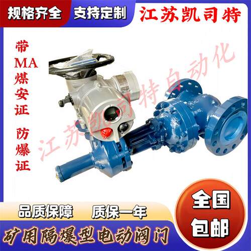 凯司特矿用电动闸阀Z941H-64C-DN50隔爆型电动闸阀电压AC660V