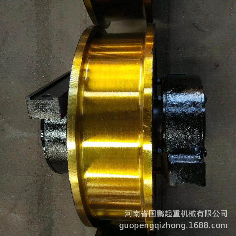 直径800×160主动被动行车天车轮组 双梁小车运行轮 港机车轮组