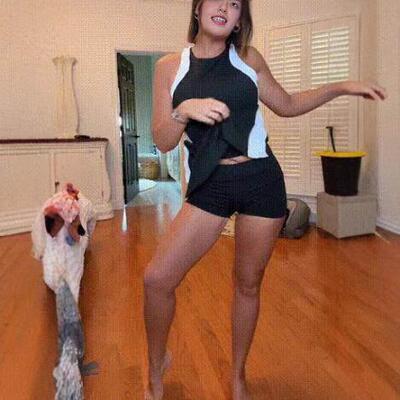 Hanging neck exposed backpack hip short dress set with