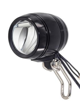 自行车摩电灯LED车灯前灯配发电花鼓AC6V2.4W德规摩电前灯尾灯