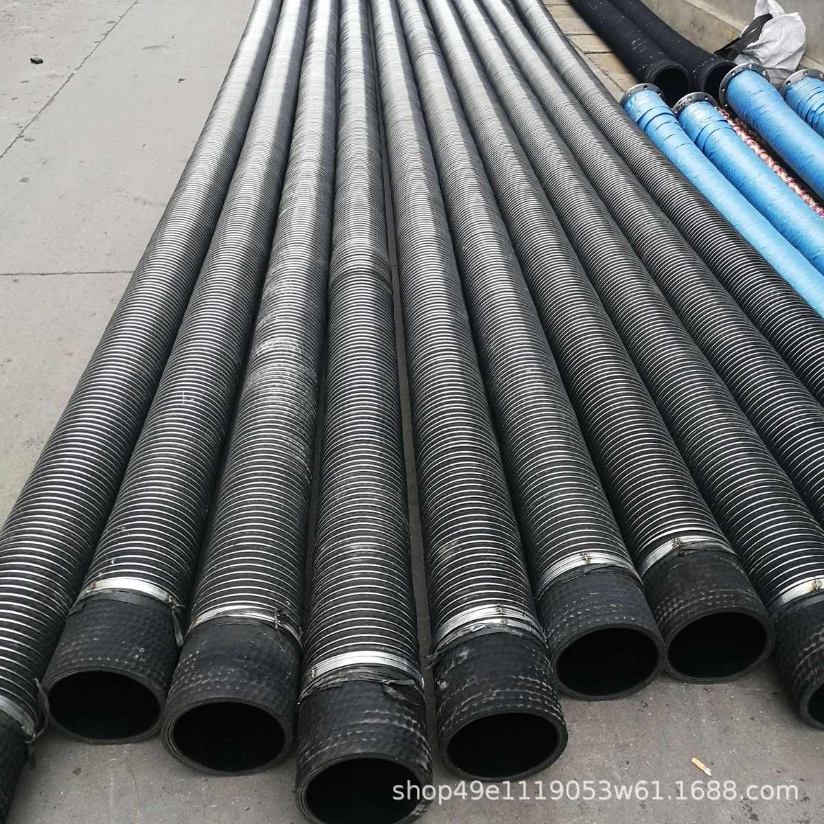工业抽砂橡胶管 大口胶管输水 吸矿业喷砂专用 钢丝径夹布品质沙
