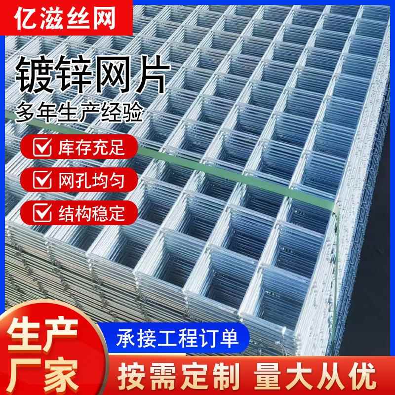 镀锌铁丝网片钢筋网片加粗养殖电焊钢丝网钢筋网格碰焊防护网厂家
