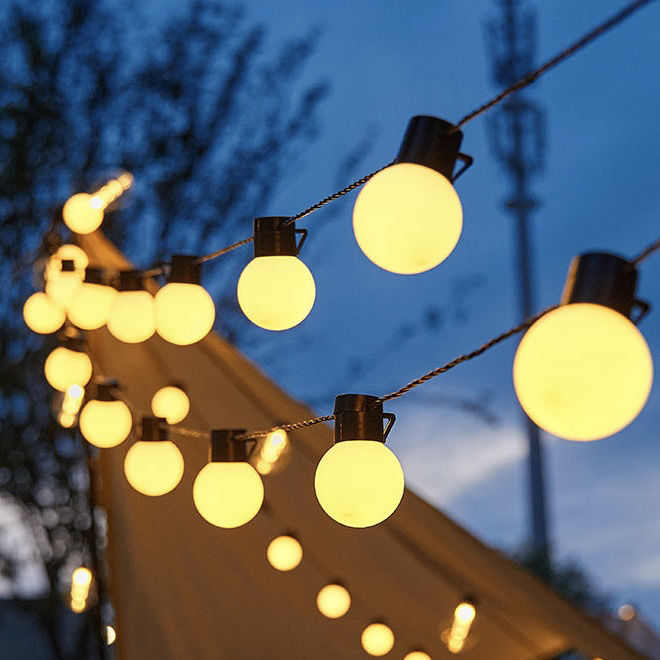 户外防水氛围灯大圆球灯串球泡灯婚庆LED彩灯露营天幕帐篷装饰灯