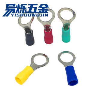 5.5易进式 3.5 预绝缘端头紫铜冷压接线线耳线鼻圆型端子 RV1.25