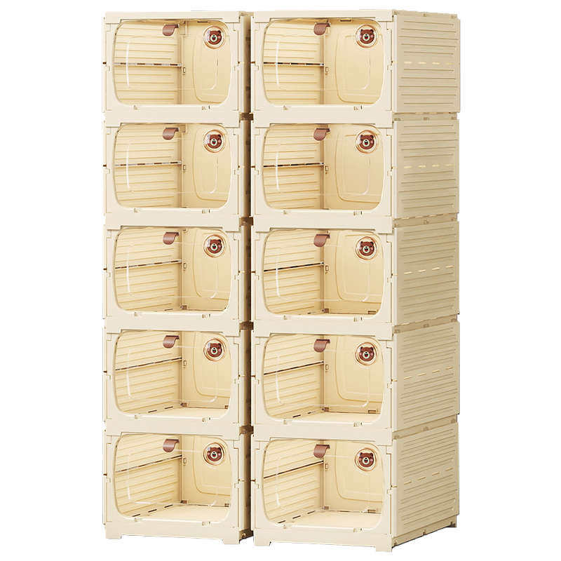 家用居家多功能收纳盒零食储物柜桌面收纳箱透明开门翻盖客厅厨房,收纳整理,收纳柜,淘宝优惠券,粉丝福利购,淘宝优惠卷