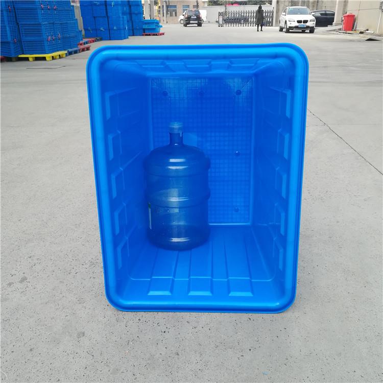 200L升水箱 塑料加厚款 海鲜运输水产养殖周转箱 纺织业服装厂用 - 实物图