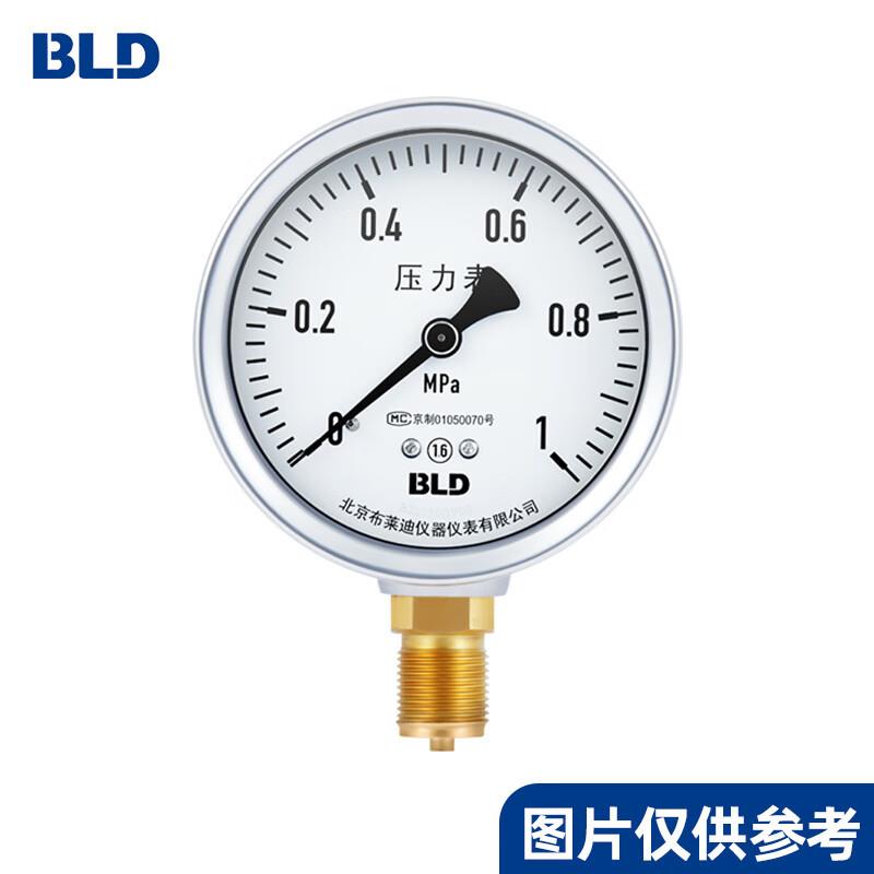 耐震压力表YTN-100 0~1MPa1.6级测量精准液压表头充硅油压力表
