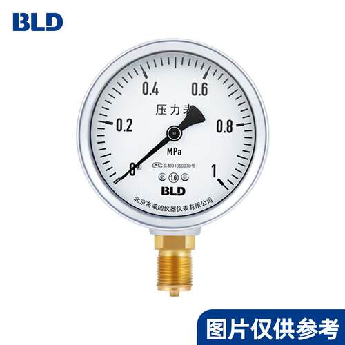 耐震压力表YTN-100 0～1MPa1.6级测量精准液压表头充硅油压力表