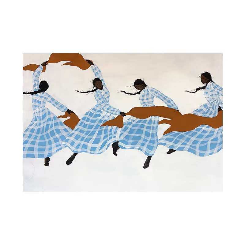 中古奶油风客厅沙发后面背景墙挂画餐厅法式装饰画小众艺术高级感