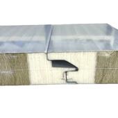 聚氨酯封边岩棉复合板岩棉彩钢夹芯墙面板聚氨酯封边复合板