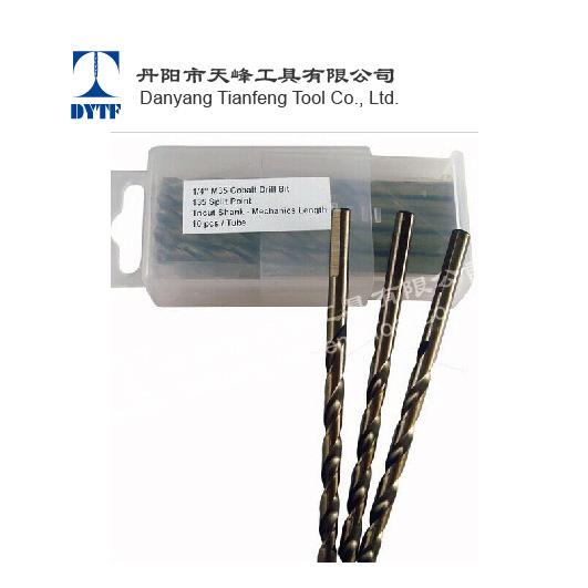 直销高速钢M351/4“10PC装麻花钻钻头