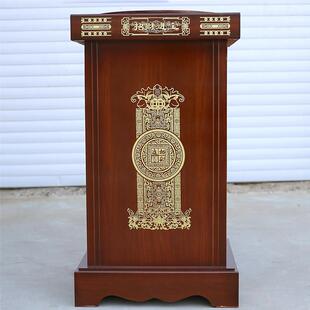 工艺品落地底座 关公关二爷供台 开业礼品牛马貔貅铜鼎摆件高底座