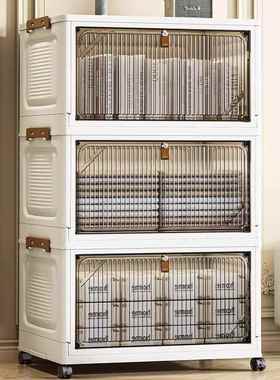 收纳柜室免安装儿衣柜塑料宝衣服童REF储物柜宝家用卧折叠置物柜S