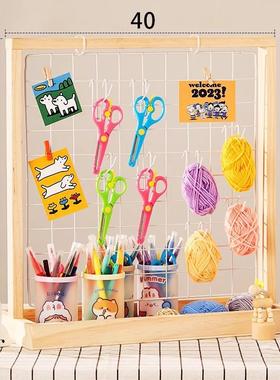 钥匙扣展示架实木带钩首饰展示架小饰品挂架挂钩耳环展示架手链.