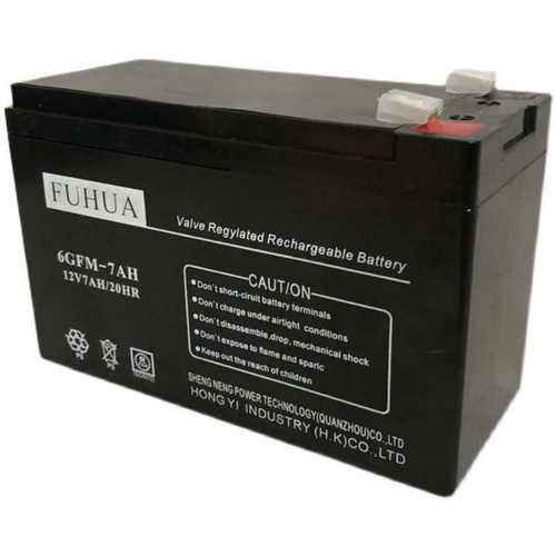 蓄电池6GFM-7AH消防主机12V7AH/20HR停电FUHUA平层应急UPS电源电
