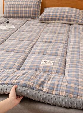 A类豆绒床垫软垫家用卧室防潮全床褥租宿房AOL18561豆单人舍加厚