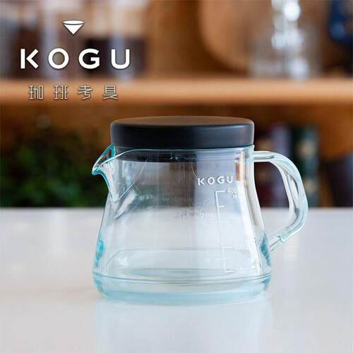 日本制造下村KOGU透明塑料咖啡壶带刻度分享壶手冲壶冷萃树脂茶壶