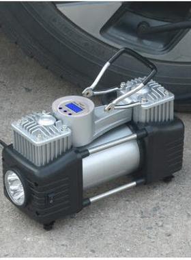 小车载充RY-61322气打泵12v便携式汽车用轮胎气泵加电动高压冲气