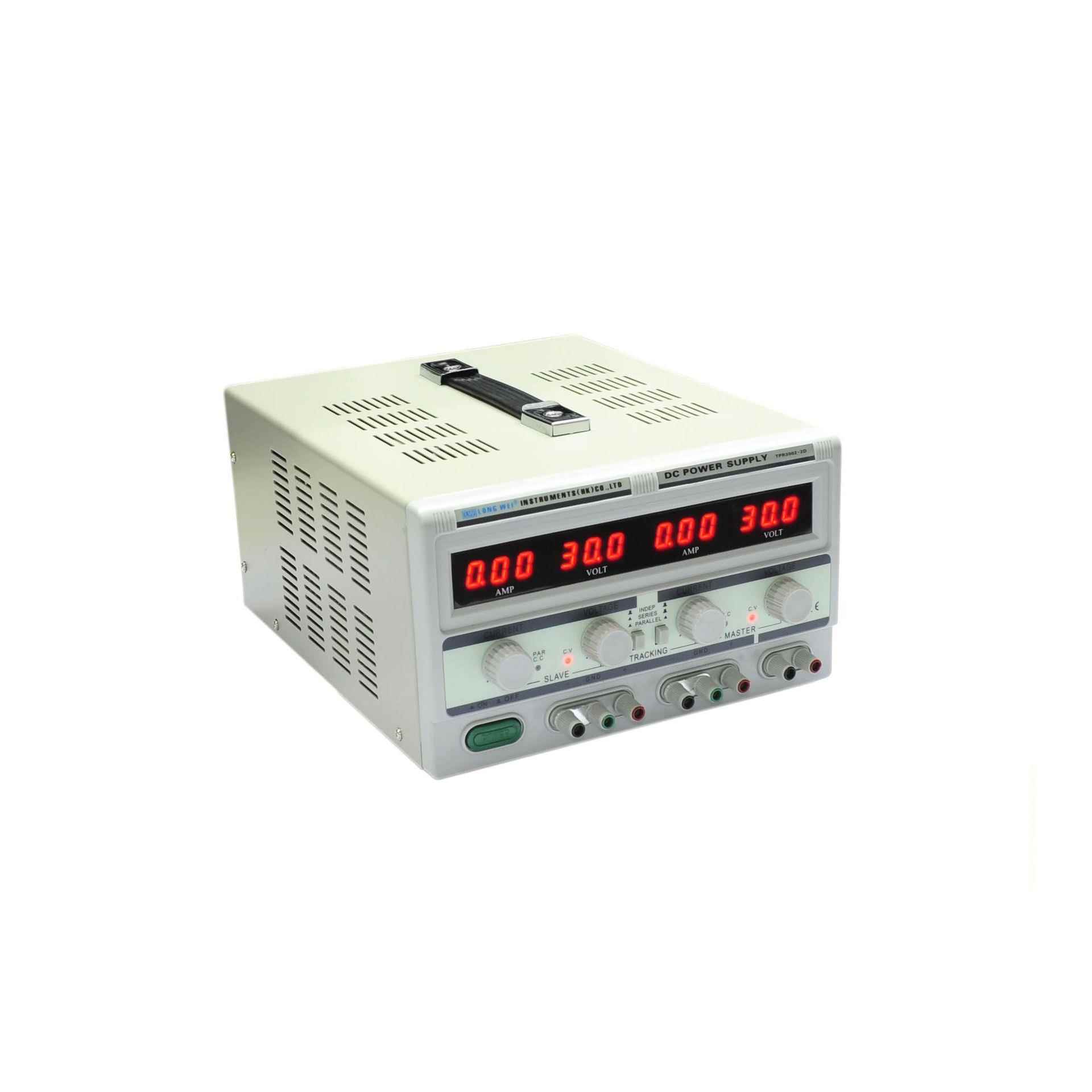 龙威TPR-3002-2D双路数显直流稳压电源30V2A可调PK兆信安泰信固纬