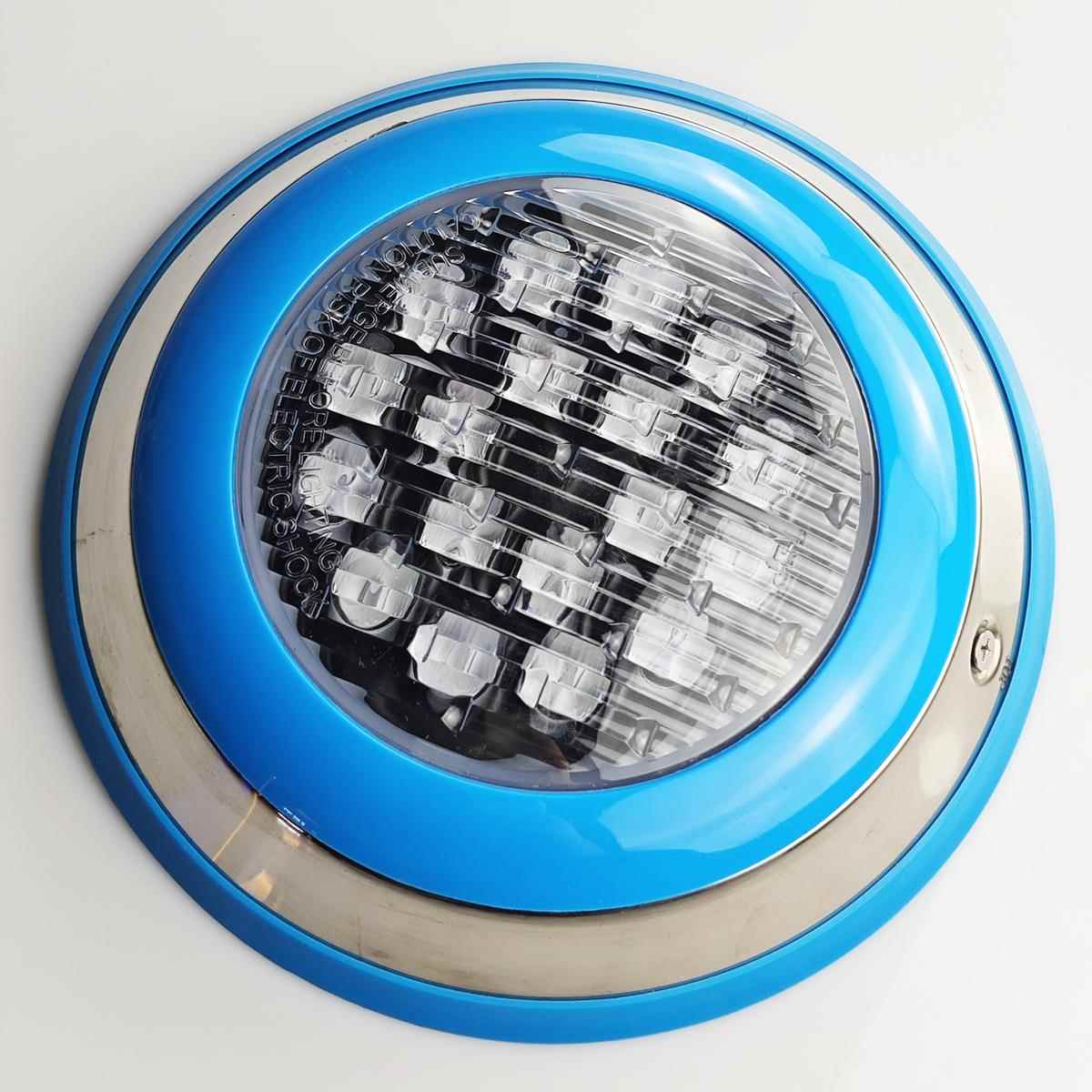 led射灯水底灯游泳池壁灯IP68水下壁挂灯18W 12v24v七彩变色灯具