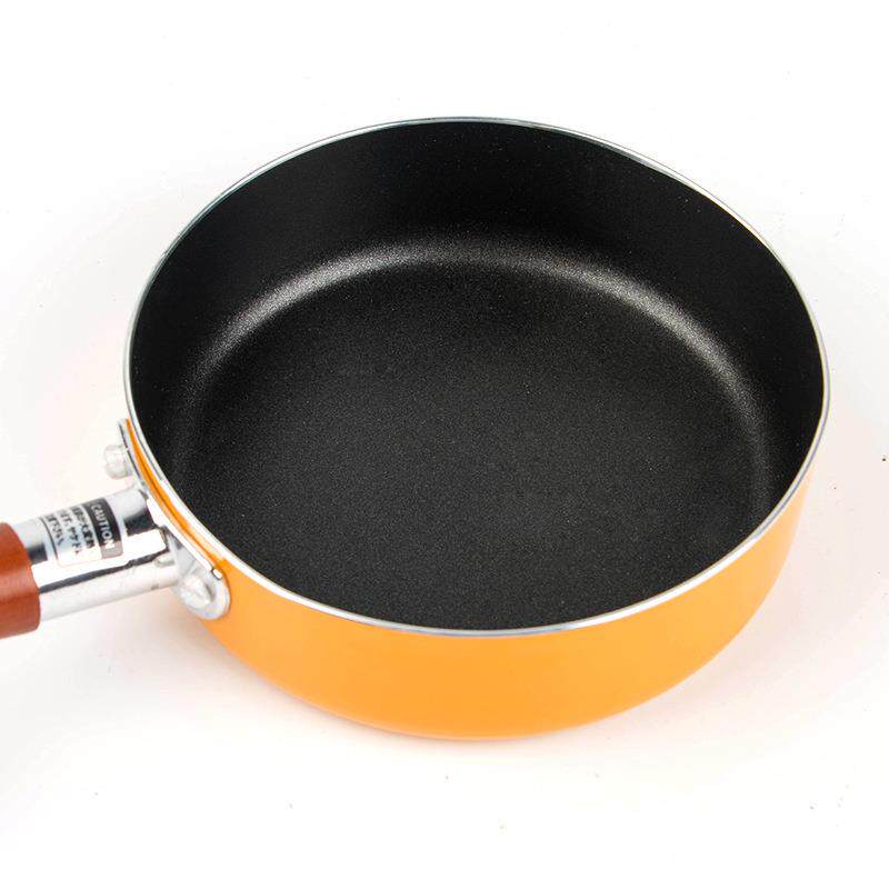 一人食珐琅平底锅不粘锅家用迷你煎蛋煎饼小煎锅奶锅