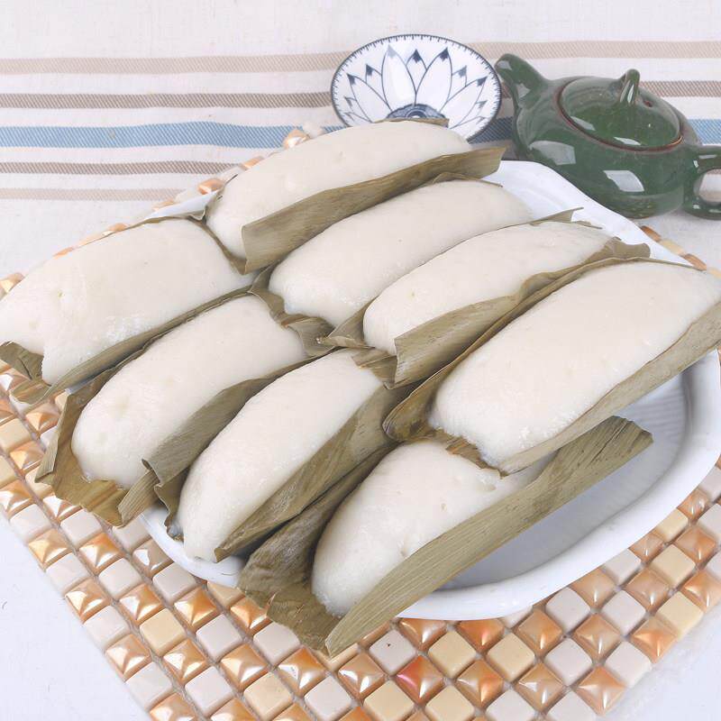 桐子叶包米糕发糕包点糯叽叽小吃点心早餐浙江台州特色美食温岭产