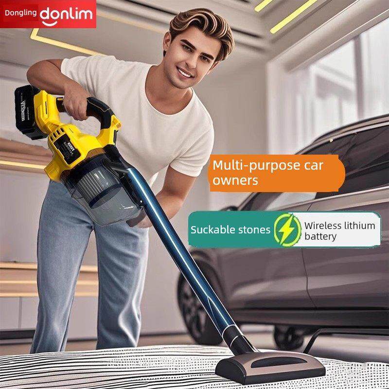 东菱无线锂电池手持式吸尘机工业家用大吸力大功率宠物猫毛床除尘