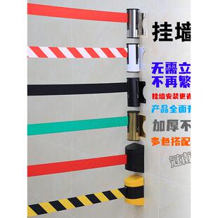 栏杆塑料壁挂式 隔离带1.0米电线警告警 无冲孔不锈钢壁挂式 壁挂式
