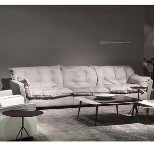 磨砂绒懒人沙发舒适感爆棚Baxter sorento经典单人双人设计师布艺