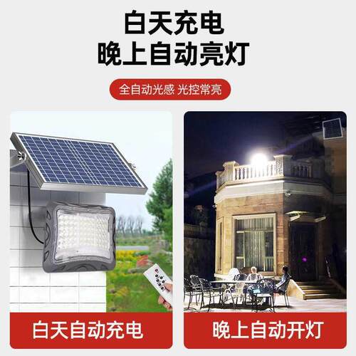 希望之光231珠（5054大灯珠）新款跨境太阳能投光灯LED新农村户外
