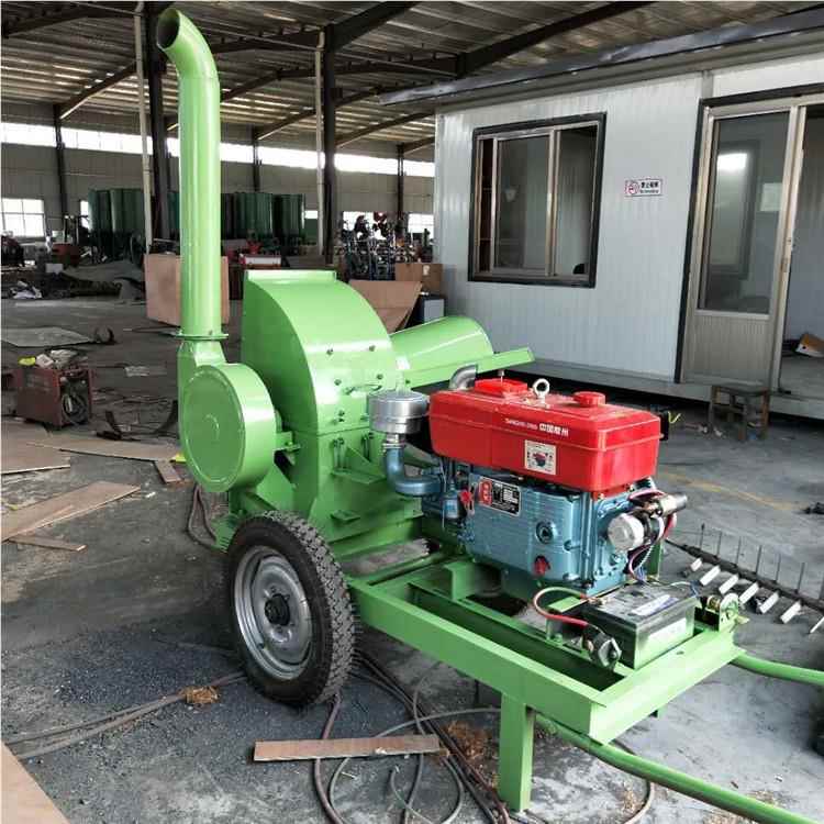 玉米芯粉碎机 HLT420-3厂家定做多功能木动材碎 移柴油树枝机粉粉