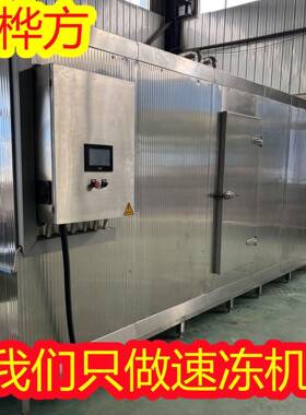 源桦方猪肉包速冻机腊肠冷冻加工设备鱿鱼圈冷冻机