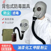 普达防毒全面罩喷漆化工气体甲醛面具过滤罐三件套全脸全封闭面俱