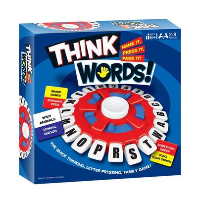 Think Word Game Fast-Paced Family Spanish Tapple Board Game