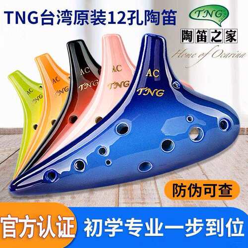 TNG陶笛12孔AC银河款陶笛专业演奏级十二孔中音C调初学者学生乐器
