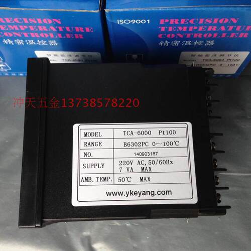 科洋智能温度调节仪TCA-6000系列 TCA-6302PC温控仪器Pt100分度号