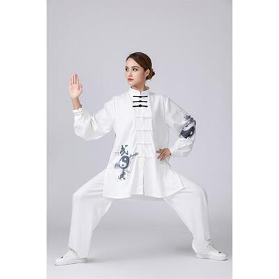 高档乔德男女新绣画雅术比赛表演服克中武式三件套