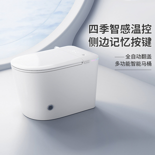 德斯图新款D8803智能马桶全自动感应翻盖即热双水路坐便器泡沫盾