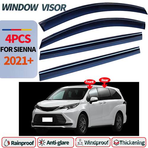 适用于丰田赛那塞纳车窗晴雨挡ToyotaSienna2020+Windowvisors