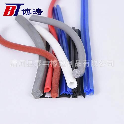 清河泰丰专业研制开发异型密封胶条门窗用硅胶条木门硅胶条