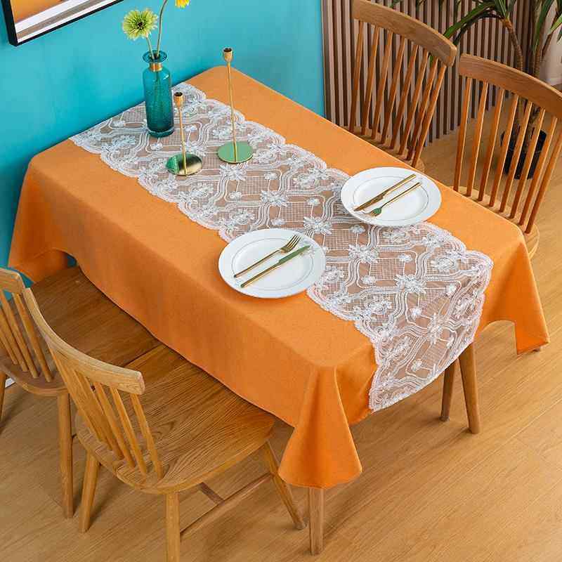 桌布棉麻拼接展台高档餐厅布艺简约盖巾正长方形茶几餐桌布圆盖布,居家布艺,桌布,淘宝优惠券,粉丝福利购,淘宝优惠卷