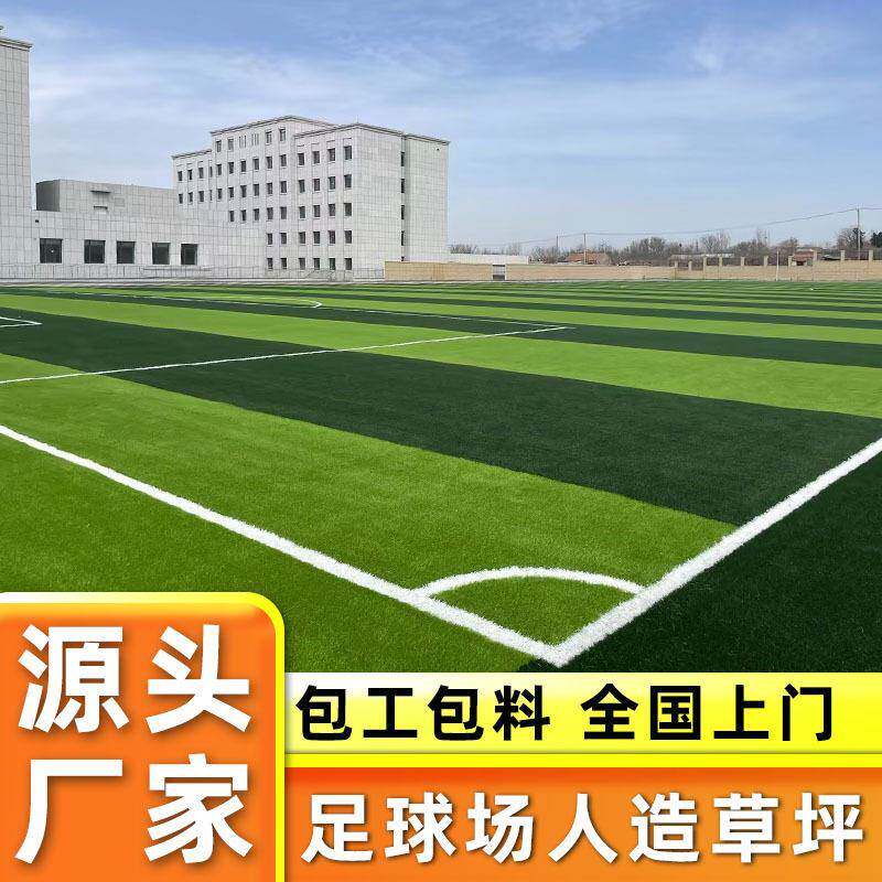 室外足球场人造草坪学校体育场运动假草坪包工包料仿真草坪足球草